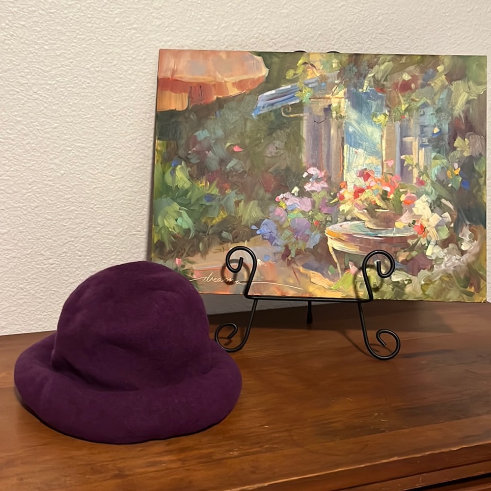 Purple Wool Cap